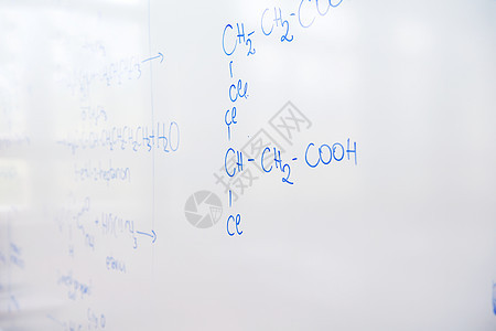 白野猪上的化学分子结构粉笔课堂商业大学班级老师公式教学方程学习图片