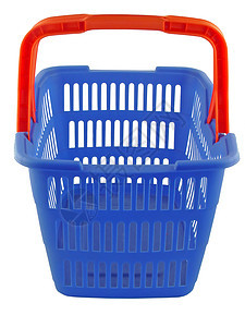 蓝购物篮零售材料店铺蓝色销售杂货店购物购物者剪裁顾客图片