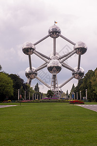 布鲁塞尔原子球塔细节自然高清图片