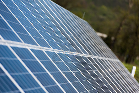 太阳能电池板厂生态光伏太阳面板力量车站科学发电机晴天细胞图片