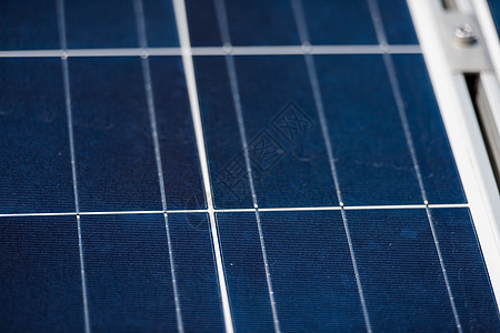 太阳能电池板厂光伏电气科学面板植物阳光活力力量晴天蓝色图片