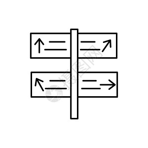 路标 面板 方向线图标 机场的元素 旅行插图图标 标志 符号可用于网络 标志 移动应用程序 UI UX图片