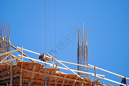 建筑工地商业机器管道工作火花工人起重机工具头盔劳动力图片