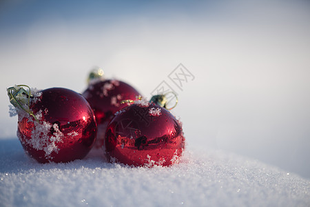 雪中的圣诞舞会雪花风格假期玩具派对玻璃季节装饰庆典装饰品图片
