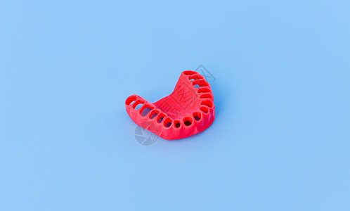 蓝色隔绝无牙齿的人类口香糖模型王冠微笑卫生诊所牙科医生口服牙龈牙医药品图片