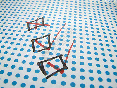背景中的 ok 符号和图表蓝色逻辑答案绘画阴影考试打印宏观桌子班级图片