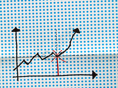 股票图表图公司课程收益冥想放大镜贸易粉笔宏观预报数据图片
