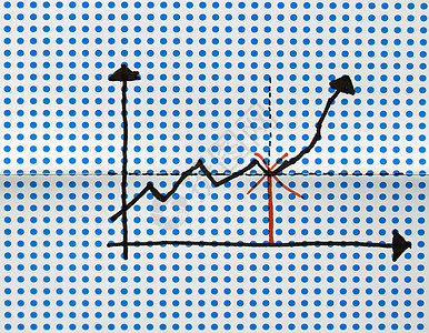 股票图表图公司课程逻辑边界织物绘画插图材料经纪荧光笔图片