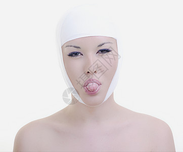 妇女面临手术身体女士胶原皱纹工作室老化嘴唇塑料女孩女性图片