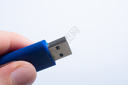 用于USB 槽的可移动闪存存储器 以复制来自闪盘驱动器的数据图片