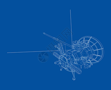 通信卫星概念构想概要环蓝图插图技术天线轨道导航望远镜气氛盘子信号图片