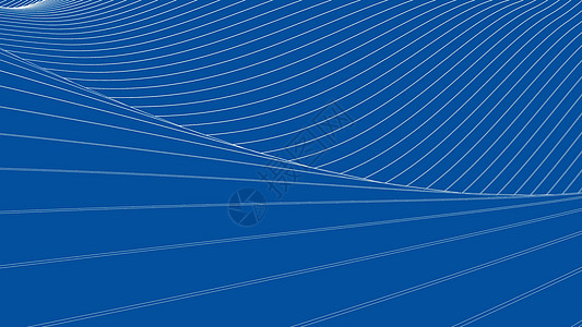 美式简约海浪的现代背景艺术海报网站卡片技术墙纸风格几何学曲线转换背景