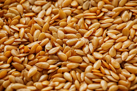 亚麻籽油白麻籽的背景纹理 有用的谷类粮食农业脂肪种子纤维杂货宏观植物营养团体背景