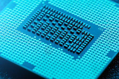 特写 CPU 芯片处理器 选择性焦点芯片插座数据卡片硬件木板电气科学金子电路图片