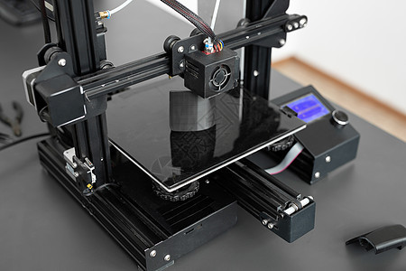 实验室的3D印刷机操作 由3D打印机负责原型创造力创新商业材料机器打印灯丝科学印刷背景图片