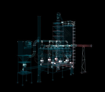 工业设备 阀门 水管和感应器互联网虚拟现实代码管道生产x光界面技术传感器电脑背景图片