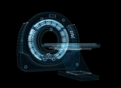 数字磁共振成像扫描全局图 医学和技术概念辉光科幻治疗设计监控房间数据网络谐振测试背景图片