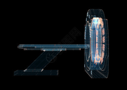 数字磁共振成像扫描全局图 医学和技术概念考试诊所放疗x光测试干细胞治疗谐振放射科3d背景图片