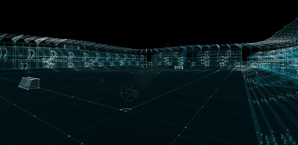世界全球体育运动 体育和技术概念 3运动场数据显示器活动科幻粒子3d竞技场屏幕运动图片