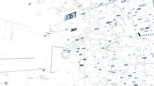 带有数字的行3d互联网保护开发商编程技术软件编码网络科学图片