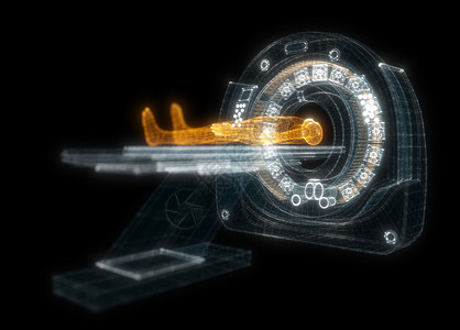利用病人全息电脑进行数字MRI扫描 医学和技术概念辉光扫描器男性设计治疗代码医疗保险显示器收音机智力图片