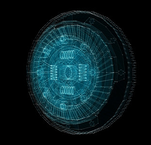 汽车离合全光盘 运输和技术概念服务网络代码科学3d机器替代品车辆维修轴承图片