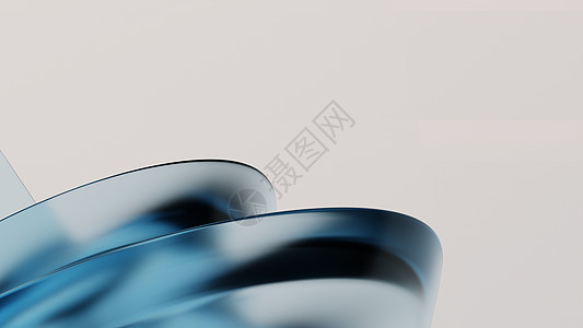 色彩多彩的抽象背景  3d 溢出 发件渲染小样玻璃波浪状商业卡片蓝色技术小册子推介会图片