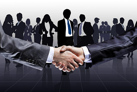 特写商业界人士的手握手 以确认其伙伴关系团体友谊合作问候语力量合伙成人联盟团队交易图片