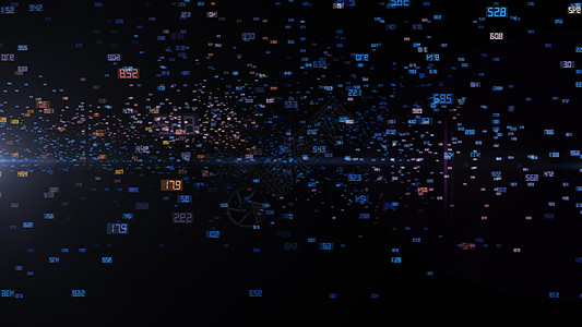 带有数字的光亮元素网络保护3d开发商矩阵贮存互联网蓝色脚本科学图片