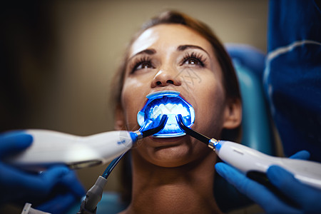 我会拥有最美妙的笑容矫正乐器牙医保健金属手套病人塑胶紫外线卫生图片