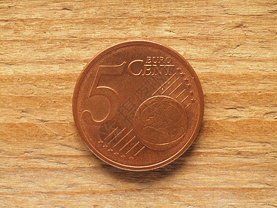 5分硬币共同面 欧洲货币图片