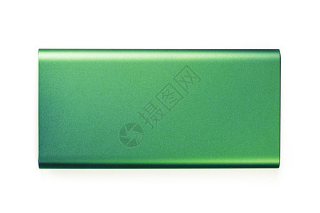白色背景上隔离的绿色电源 具有安全的绿色能源活力服务充电器收费技术阴影充值细胞数据药片图片