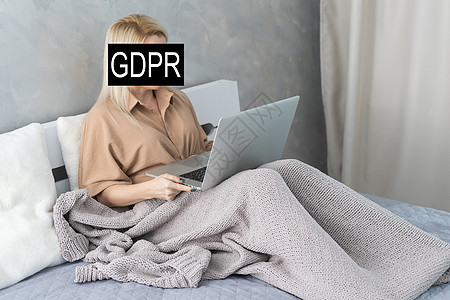 GDPR 数据保护条例 网络安全和隐私法律键盘电脑金融按钮互联网身份蓝色钥匙联盟图片