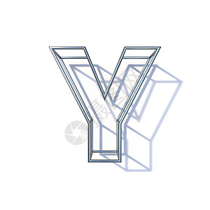 Y 3D 字母图片