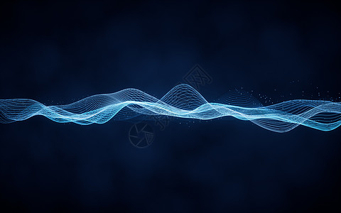流波线 曲线图案 3D投影小行星海浪辉光条纹坡度旋转闪光火花蓝色波浪图片
