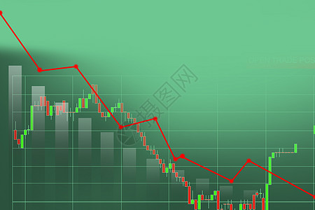 蓝背景股市图 股票下降蓝色监视器资金建筑利润图表平衡数字经济学报告图片