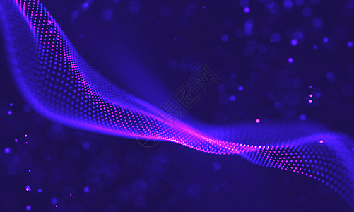紫外星系背景 空间背景图宇宙与星云  2018 紫色技术背景 人工智能概念蓝色荧光网络神经元黑光金属智力紫外线网格多边形图片