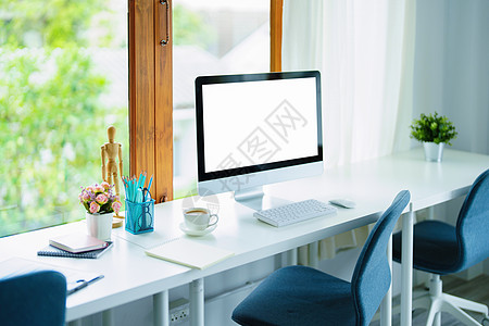 购物 会议 信息搜索 白屏幕笔记本电脑模型可以插入文字 字符或图像办公室框架女性键盘手指男性软垫桌面小样机动性图片