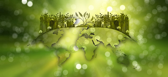 绿色世界概念背景 节约环境 拯救清洁地球手臂活力女性回收地理树叶气候社区生活幸福图片