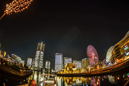 办公室夜间禁光灯夜景展示摩天大楼仓库照明建筑夜空摩天轮码头大桥图片