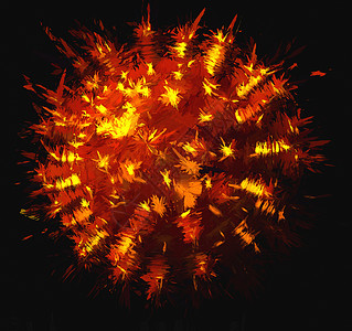 3D 科罗纳病毒Covid-19大流行性橙色图片