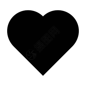 象形图解中创造性图形设计 ui 元素的心符号图标矢量界面心脏用户网站网络幼儿园文字字形艺术工作图片