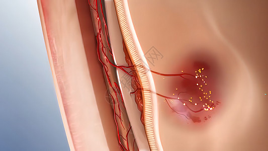 Glaucoma眼病 3D例睫毛汗腺化妆品眼疾腺体眼科眼皮鸢尾花药品皮肤图片