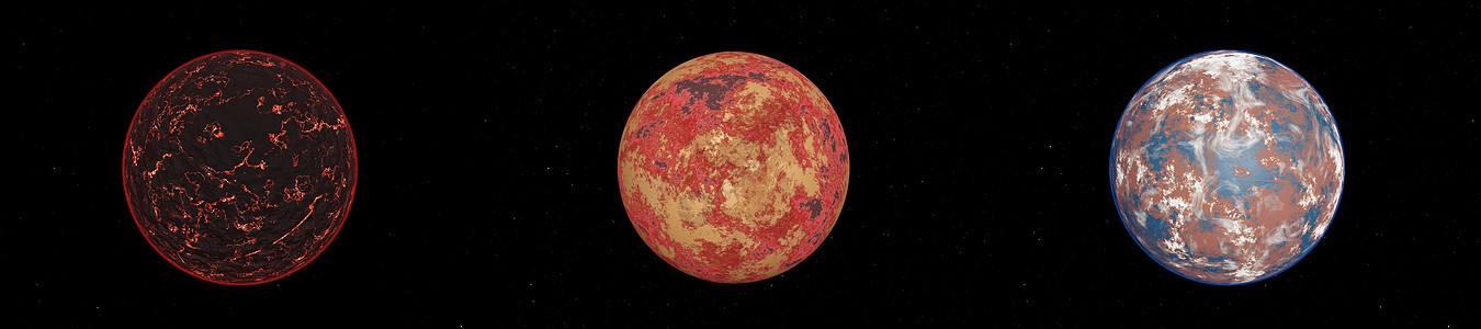此图像代表一个通用的熔岩行星或地球形成 这是现实的三维转换科幻火球插图月亮火焰陨石墙纸火山程序科学背景图片