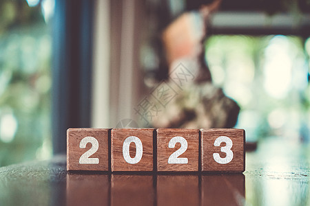 2023年将迎来创作灵感和概念背景的新时代 重新开始您的计划或制定新的生活决议新年商业日历战略假期自由地平线庆典动机时间图片