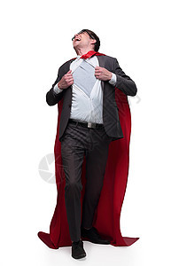 超级超级英雄的快乐商务人士装扮着征服微笑活力领导力量人士领导者男人职业动机图片