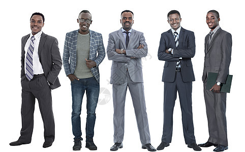 全面成长 国际成功商务人士集团管理人员套装男人教育老板商务团队企业家领导合作图片