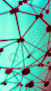 球体网络连接的模糊背景细胞商业科幻技术化学蓝色科学金属粒子多边形图片