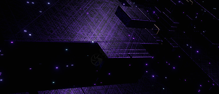 科幻未来主义图案紫色背景表面不同情绪紫色抽象背景黑暗概念 3D 插图图片