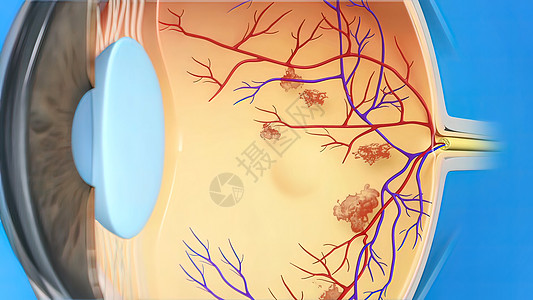 脑血管水肿病 眼解剖数据手机鉴别眼睛扫描检测软件细胞安全商业图片